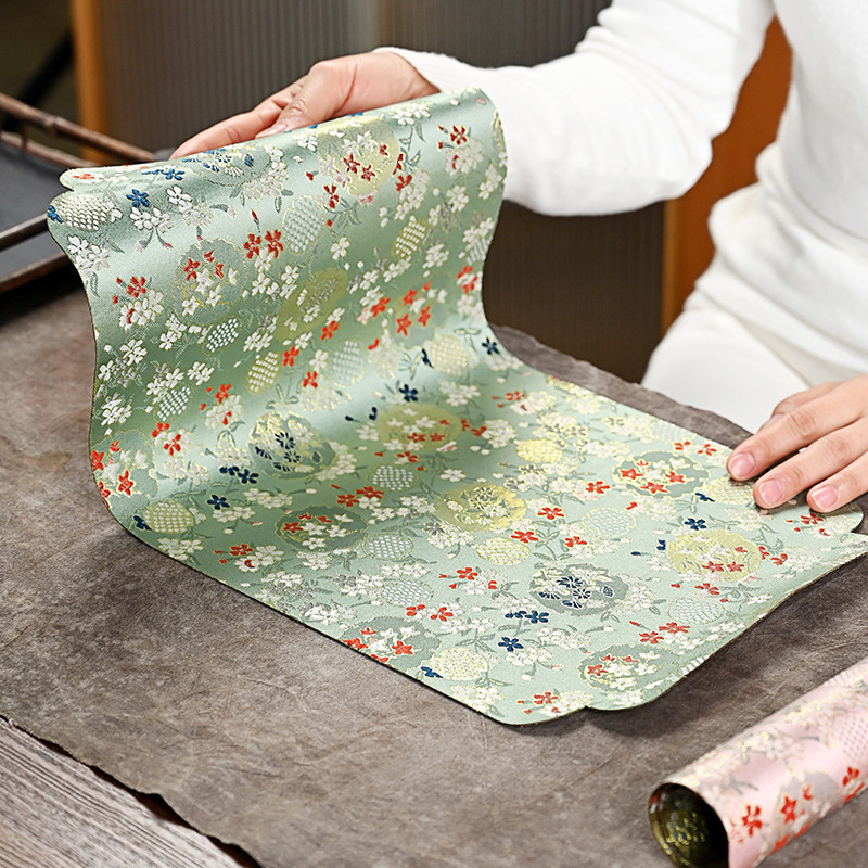 Phong cách Trung Quốc thổ cẩm chủ nhân đệm ghế trà dệt vải nghệ thuật retro vải nghệ thuật khăn trải bàn bữa ăn đệm cách nhiệt nhà máy bán buôn