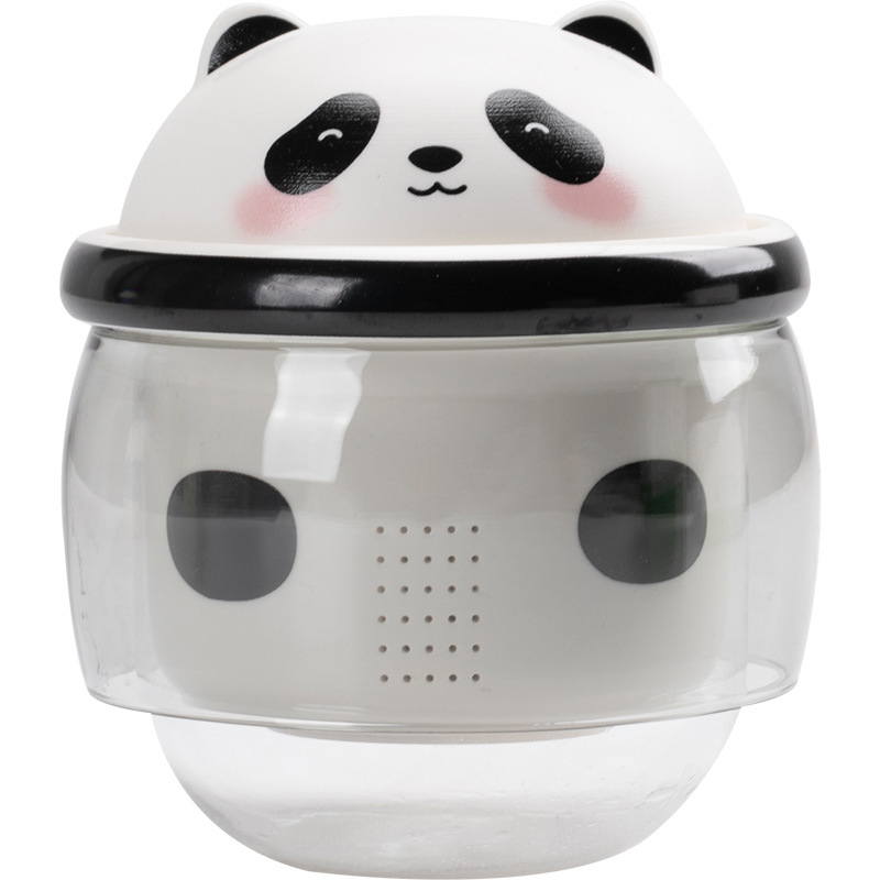 Cốc pha trà gốm sứ gấu trúc cốc văn phòng sáng tạo có nắp cốc tách trà có sẵn trong kho