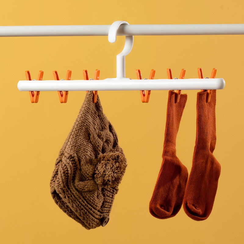 [Giảm giá thông quan đặc biệt] Giá treo quần áo gia dụng giá treo quần lót chống gió đa chức năng