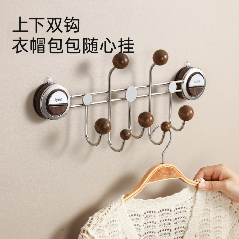 Móc treo cốc hút sau cửa, không đục lỗ, túi đi học chịu lực mạnh, để đồ trong nhà, móc treo tường, móc treo phòng ngủ