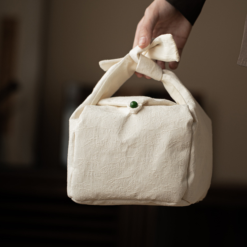 Túi đựng trà túi trà dành cho bộ trà cắm trại ngoài trời, túi đựng chống va chạm thủ công di động để sử dụng tại nhà.