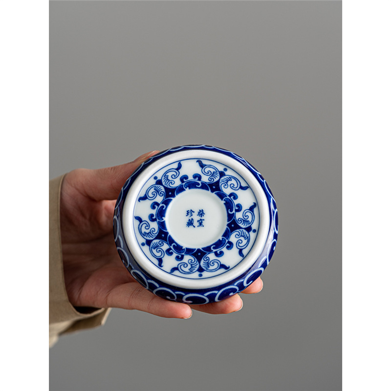 Bình đựng trà gốm sứ lót ly lót ly gia dụng kiểu Trung Quốc, phụ kiện bộ trà Kung Fu