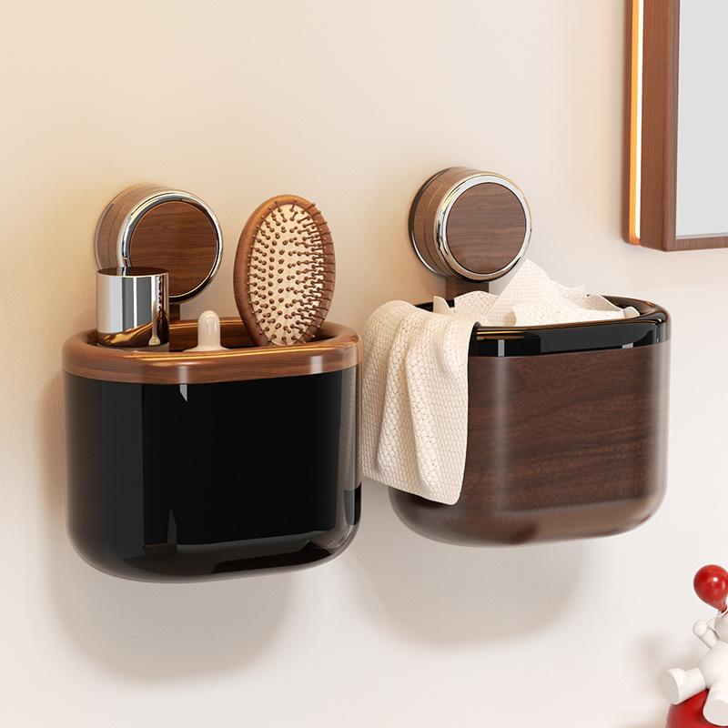 Thùng rác cốc hút giá trị cao để bàn treo tường khăn lau mặt phòng tắm đa năng thùng đựng đồ giỏ đựng giấy mini phòng ngủ