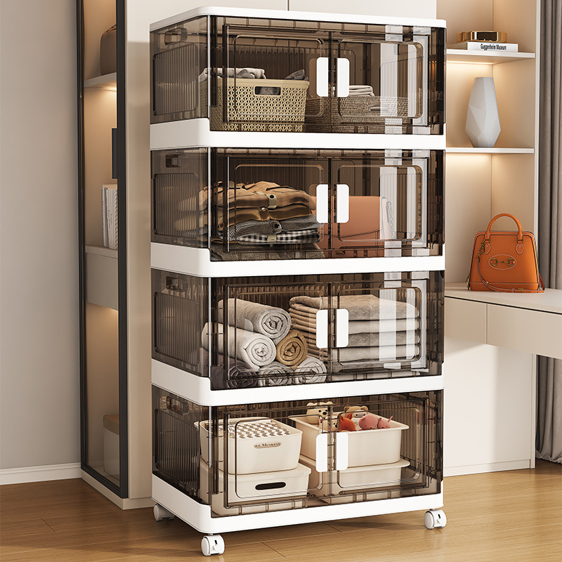 Tủ đựng đồ nhà bếp gia đình rộng 50-70, giá để đồ nhựa, hộp đựng đồ ăn nhẹ, tủ đựng đồ phòng ngủ