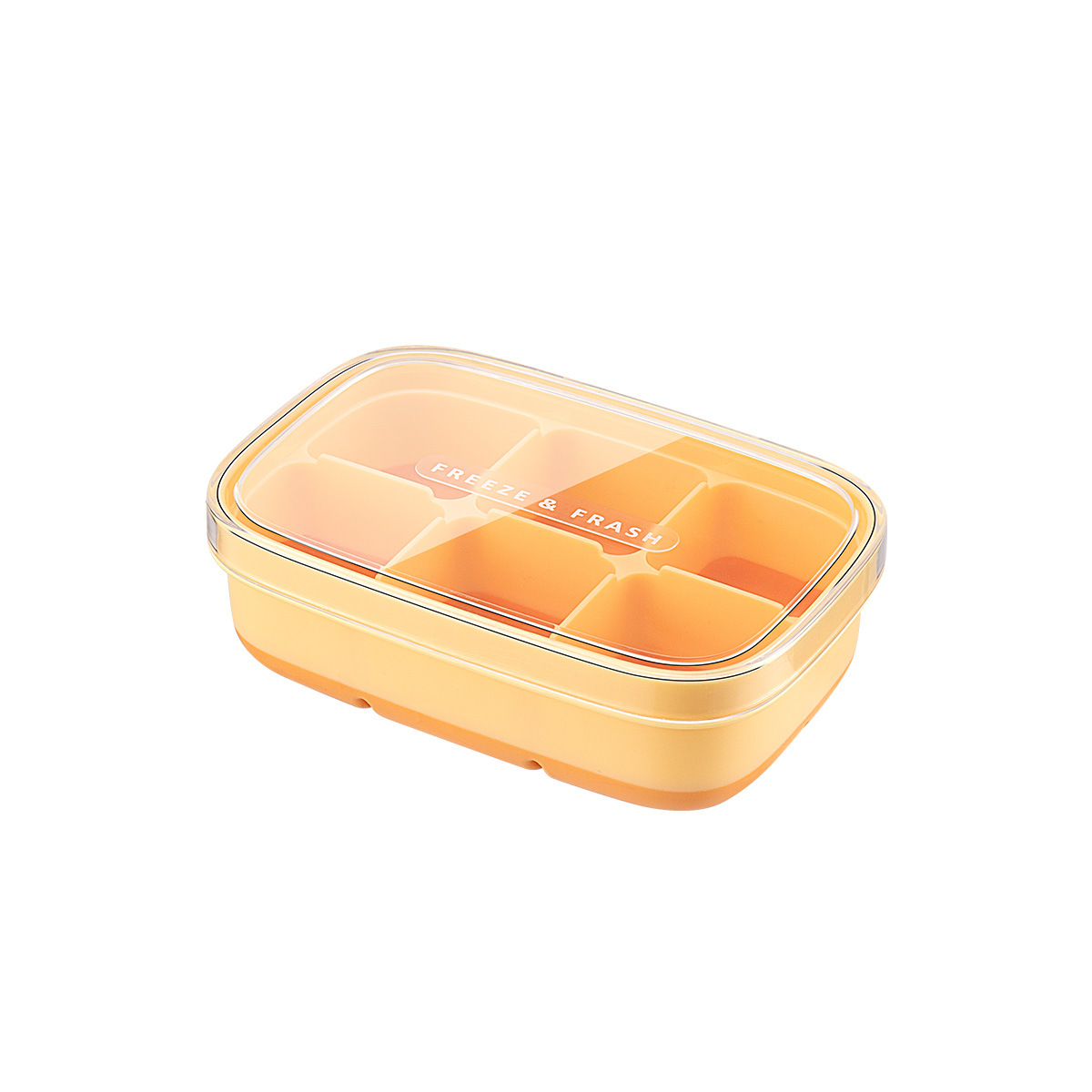 Khuôn đá viên Gia dụng hộp đá Silicone mềm cấp thực phẩm tủ lạnh tự làm dụng cụ mài mòn mini cho đá viên lớn