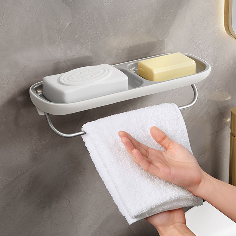 Hộp đựng xà phòng treo tường hai lớp thoát nước không đục lỗ Sáng tạo hộp đựng xà phòng phòng tắm gia dụng giá đựng đồ nhà vệ sinh