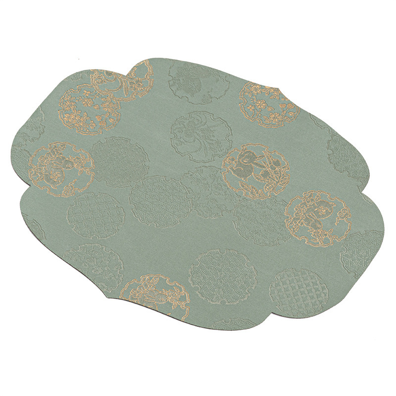 Thảm trải trà khô gấm thỏ thảm trà không thấm nước phòng trà nghệ thuật không gian ấm bàn thảm trà nhỏ bán buôn nữ tươi