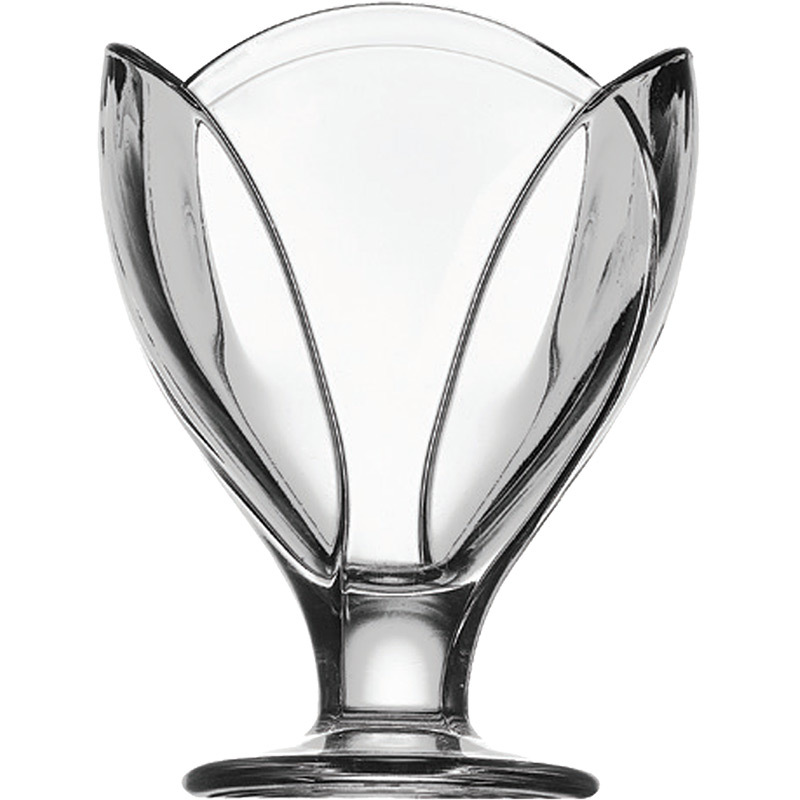 Cốc kem thủy tinh phong cách Châu Âu nhập khẩu CốC Làm Kem chân cao sáng tạo gia dụng CốC Làm Kem sữa cốc trái cây