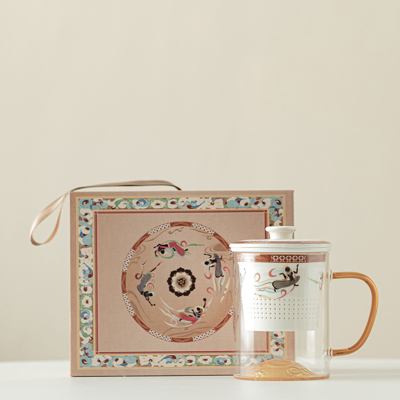 Cốc lọc bay ánh trăng cốc gốm sứ văn hóa và sáng tạo Đôn Hoàng cốc cốc cốc tách nước trà cốc cá nhân cốc nước văn phòng