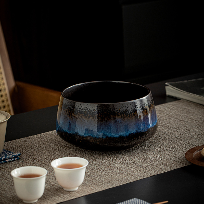 Lò biến đổi Jianzhan trà rửa gốm sứ lớn phụ kiện trà đạo bát nước rửa bút rửa bát trà gia dụng