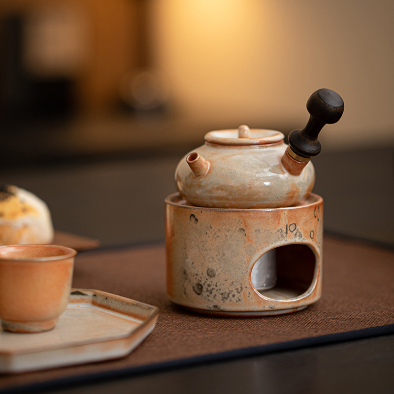 Ấm trà ấm thay đổi nhiệt độ lò sưởi Shiino, đế ấm trà pha trà, đế trà cách nhiệt nến gia dụng, phụ kiện bộ trà