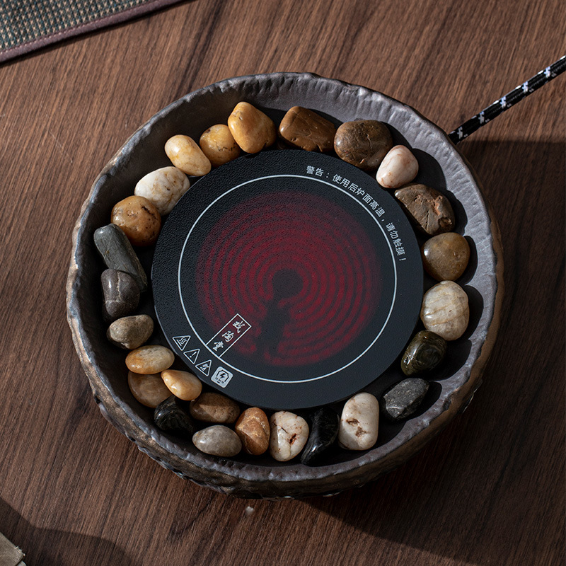 Ấm đun trà bằng gốm thô đá y tế mẫu mới ấm đun nước gia dụng bếp gốm điện bếp đun trà bộ bếp nướng