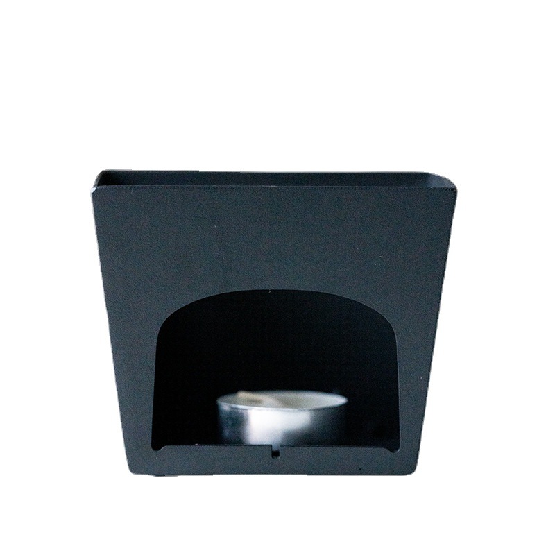 Nhà sản xuất bán buôn ấm trà sắt rèn ấm trà ấm rượu ấm ấm trà Chân nến rượu đế đèn cồn đế bếp trà nhỏ cách nhiệt gia dụng