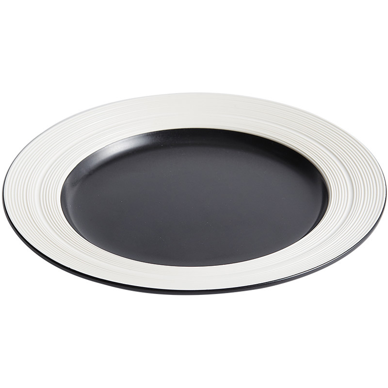 Đĩa mì Ý Bắc Âu Đĩa mũ rơm Đĩa súp Đĩa bít tết Đĩa đồ ăn phương Tây Đĩa salad sang trọng nhẹ gia dụng Đĩa gốm sứ sáng tạo