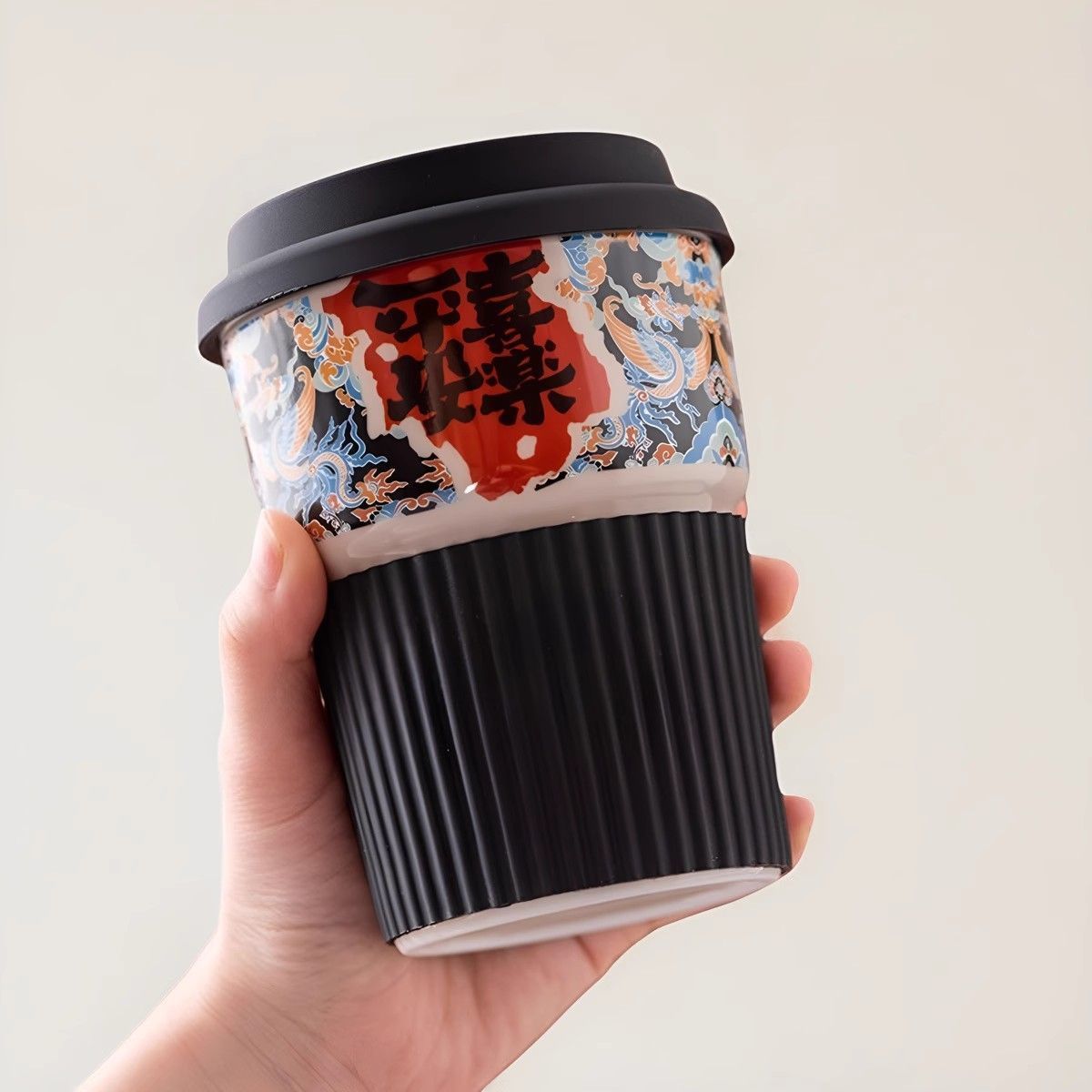 Văn phòng văn hóa và sáng tạo tách trà nước cốc có nắp cốc có lọc cốc trà quà tặng cốc gốm sứ quà tặng