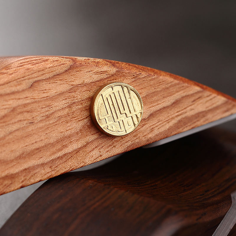 Bán buôn gỗ Đàn hương đen gỗ rắn Kungfu Phụ Kiện Giá Kệ kẹp Trà Kim Trà thìa đựng ấm bút giá đỡ chuyên dụng