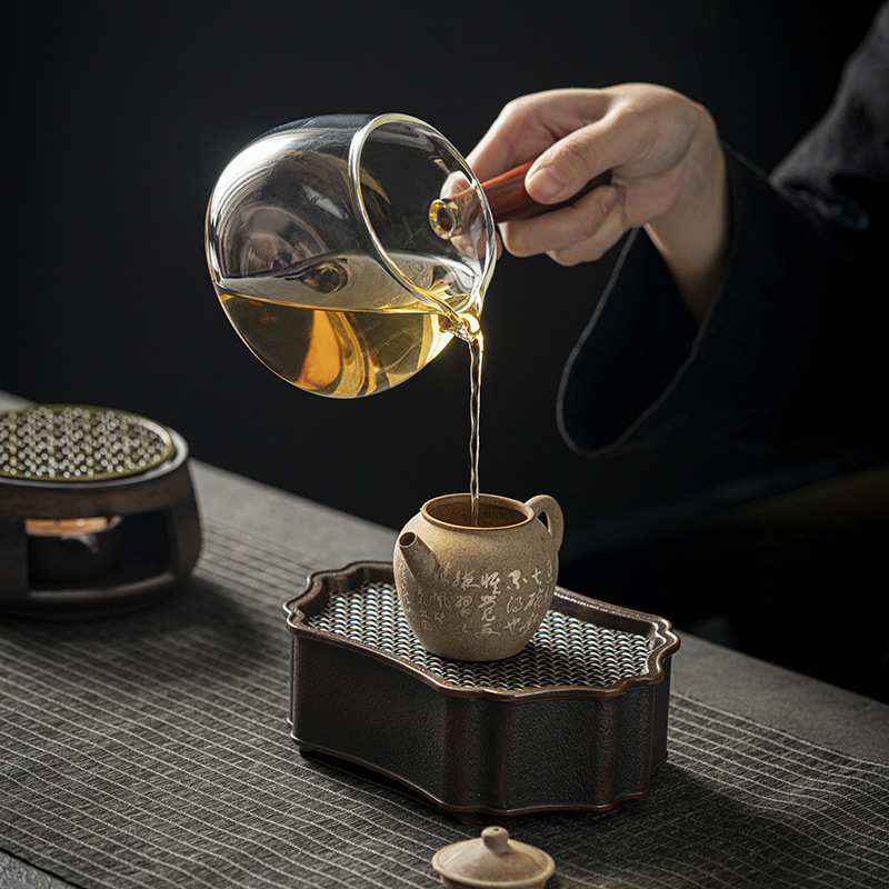 Bán buôn ngọn nến cổ điển sưởi ấm bếp đun trà cơ sở Thiết bị tăng hương vị bếp đun trà bếp nướng cam bếp đun trà nóng