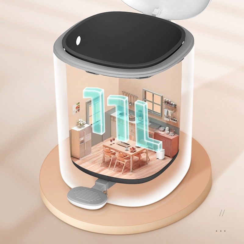 Thùng rác có nắp 2023 gia dụng nhà vệ sinh nhà bếp phòng ngủ phòng khách kiểu chân có nắp đậy công suất lớn