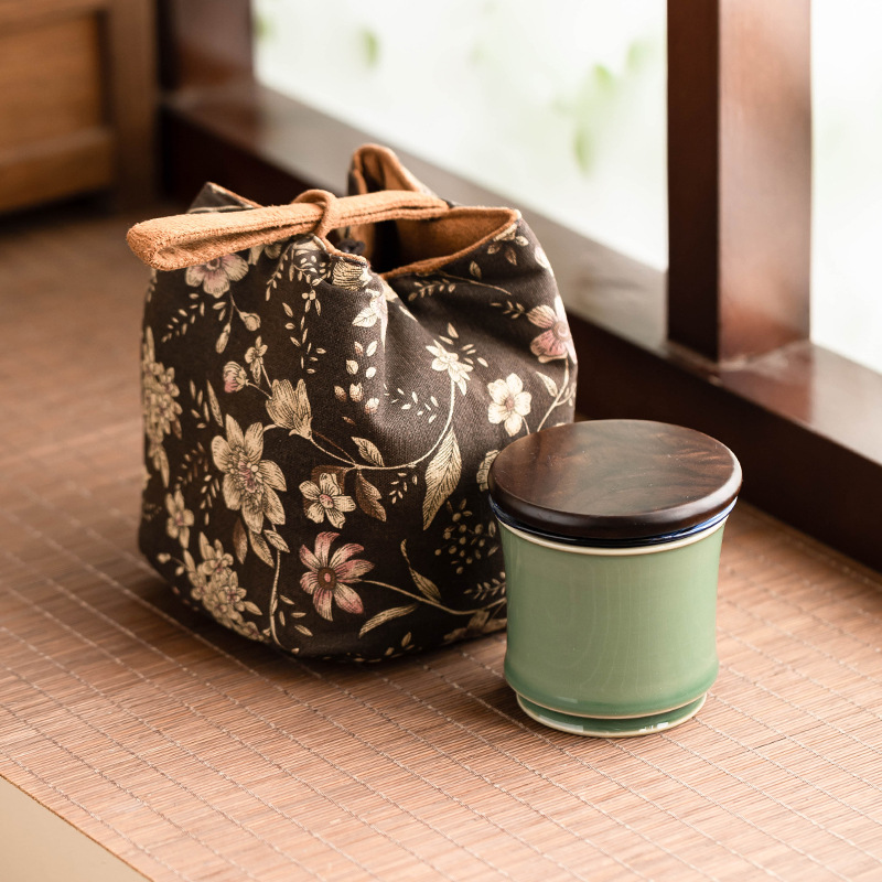 Cốc nhanh di động tráng men màu bộ trà du lịch ngoài trời bộ nhỏ tách nước trà cốc đơn cắm trại