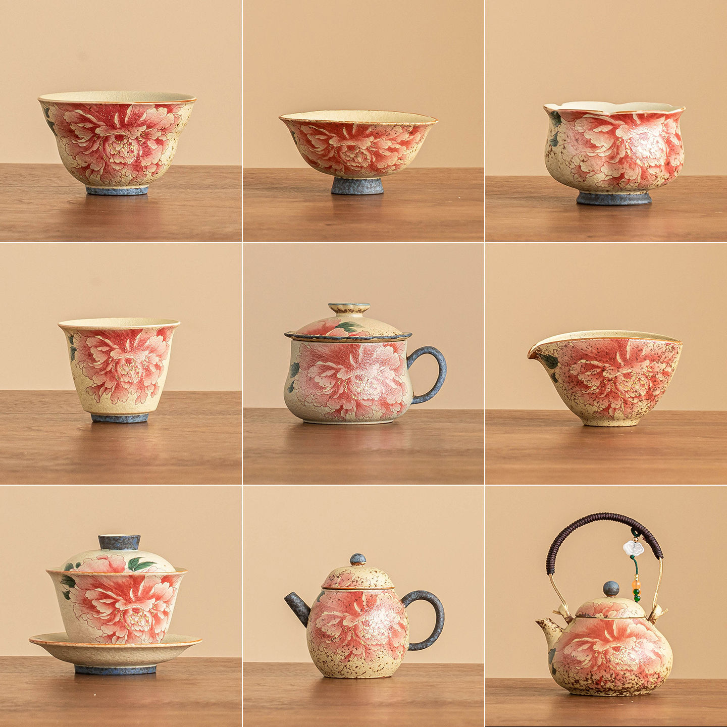 Bộ trà Kung Fu đá lửa trắng xanh, cốc chủ nhân cao cấp gia dụng, cốc trà, cốc trà, cốc trà, cốc trà, cốc trà, cốc trà, cốc đơn