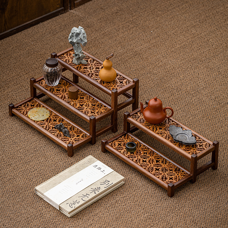 Tủ đựng đồ để bàn bằng gỗ óc chó, giá để cốc có thể xếp chồng lên nhau, mặt bàn, đồ ăn nhẹ, trà và nước, tủ bên, giá để cốc bằng gỗ rắn