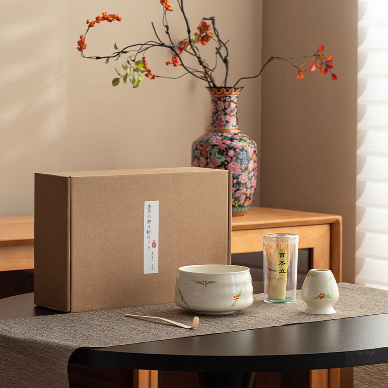 Bát Matcha Bộ ấm trà Matcha Trung Quốc Bộ ấm trà Bàn chải Matcha tre Baibenli vào thời nhà Tống