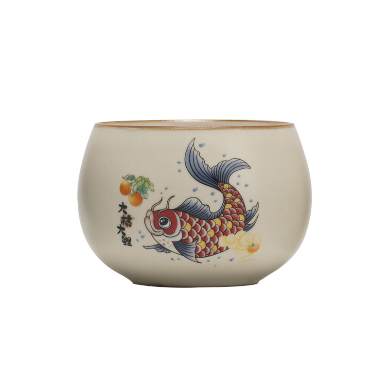 Cốc trà đơn cốc trà Kung Fu bộ trà lớn cốc chủ sở hữu hộp quà tặng tay