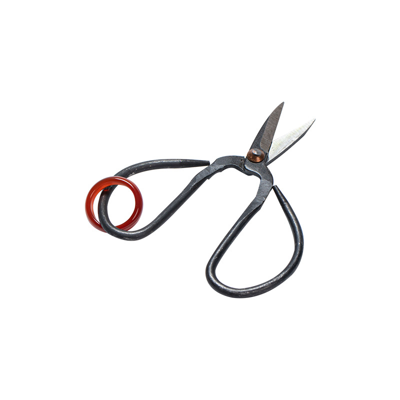 Kéo nghệ thuật trà rèn hoàn toàn thủ công, kéo túi trà, phụ kiện trà đạo Trung Quốc, kéo trà sắt thủ công mini