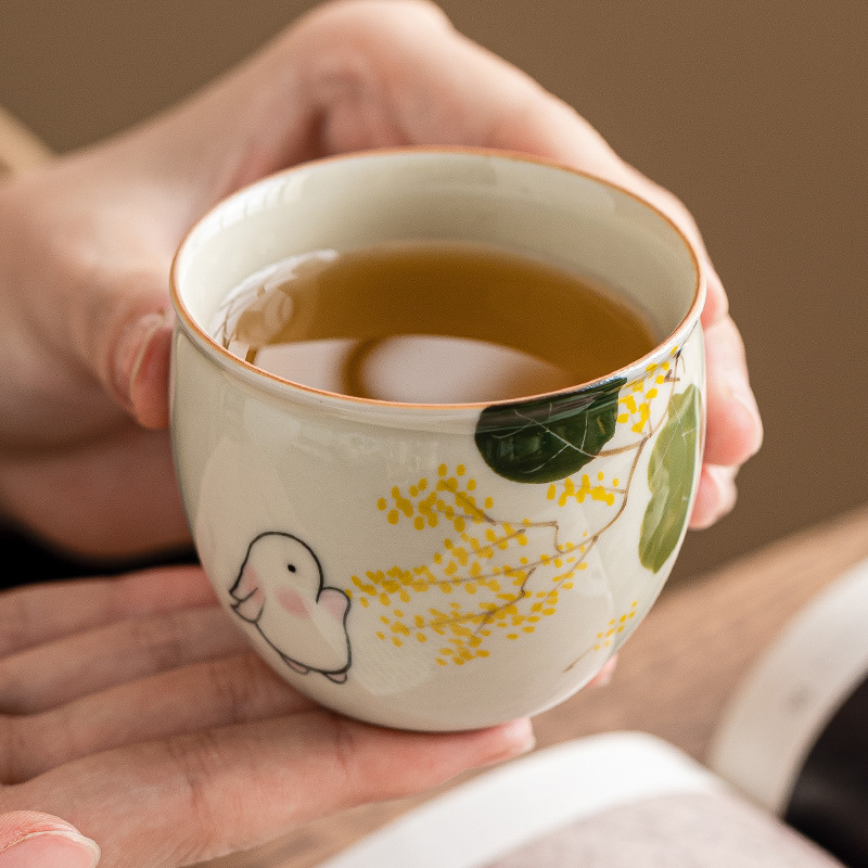 Cốc cốc cốc cốc cốc cốc cốc trà gốm sứ Trung Quốc cốc chủ nhân cốc trà Kung Fu cao cấp đơn