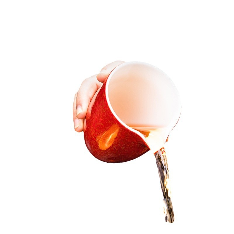 Dụng cụ chia tách trà gia dụng bằng tay cao cấp dụng cụ pha trà công phu mạ vàng phụ kiện cốc trà cốc đồng nhất bao bì hộp quà