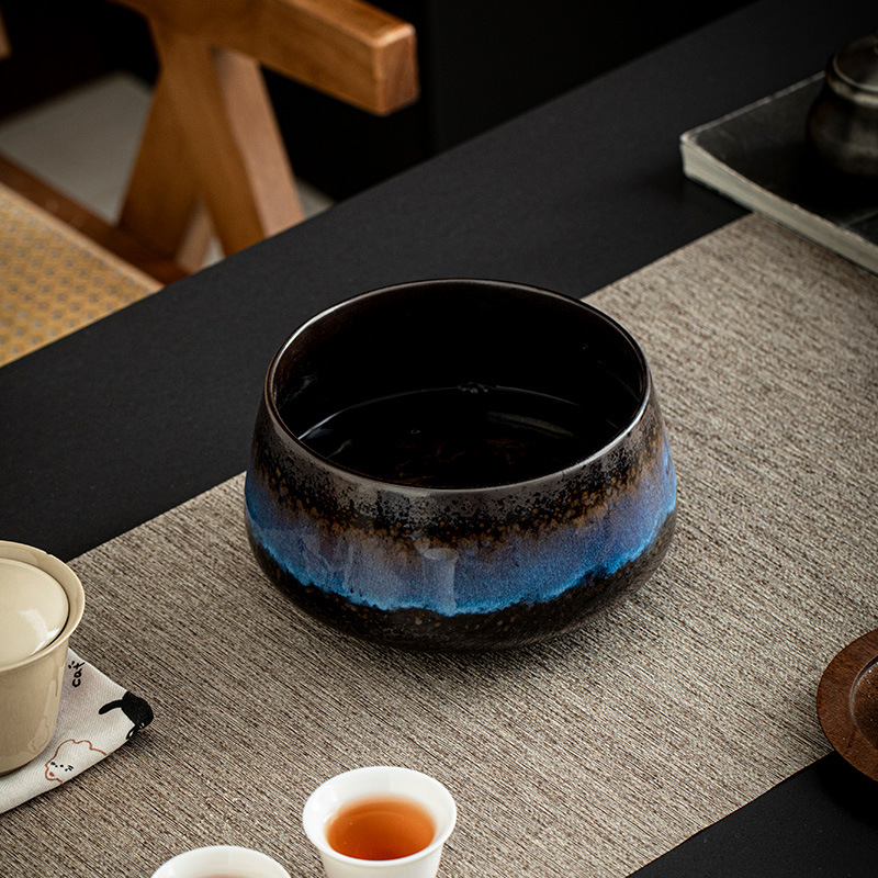 Lò biến đổi Jianzhan trà rửa gốm sứ lớn phụ kiện trà đạo bát nước rửa bút rửa bát trà gia dụng