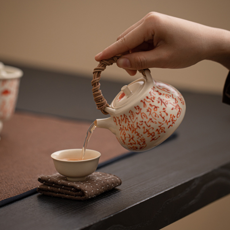 Bộ bếp nấu trà tráng men soda, bộ bếp nấu trà, bộ bếp nấu rượu, bộ bếp nấu rượu Qingyou, bộ dụng cụ nấu trà Kung Fu