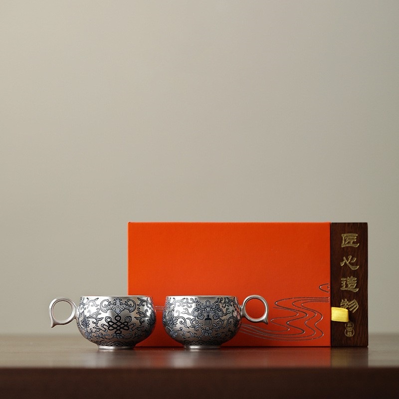 Chén trà tráng men văn hóa và sáng tạo Tử Cấm Thành, cốc chủ nhân, cốc cặp đôi cà phê, cha mẹ và bạn bè, quà sinh nhật, đám cưới