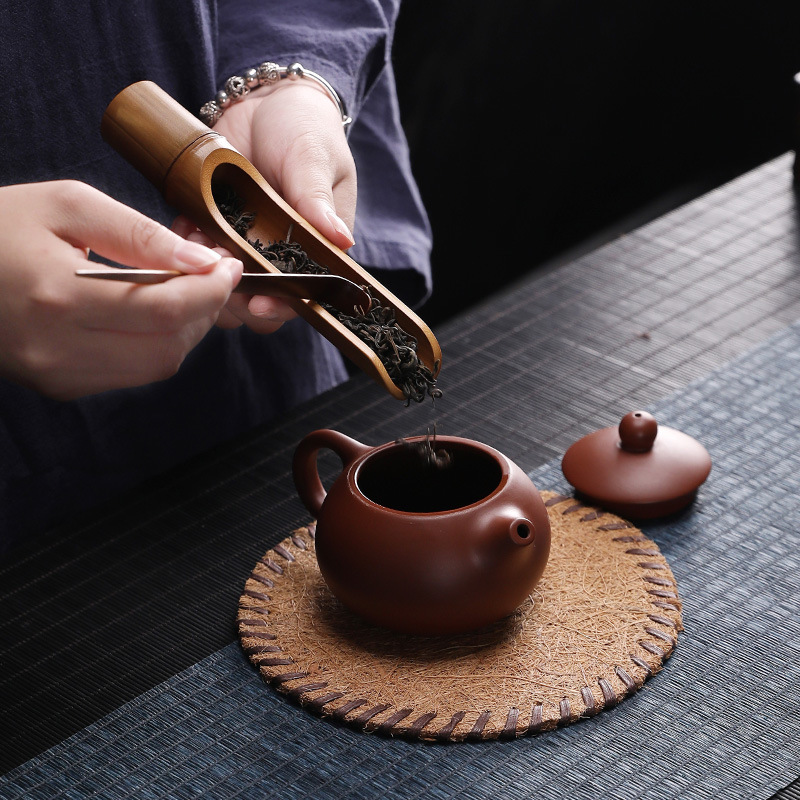 Trà tre quay số, vòi, Kim Trà, thìa trà, thìa trà, Bộ trà đạo Kung Fu kiểu Nhật