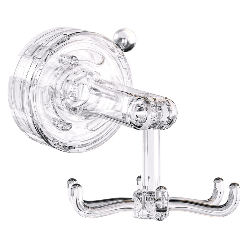 Móc cốc hút nhà bếp móc dính xoay sáu Móng đa chức năng không đục lỗ mạnh mẽ giá treo thìa