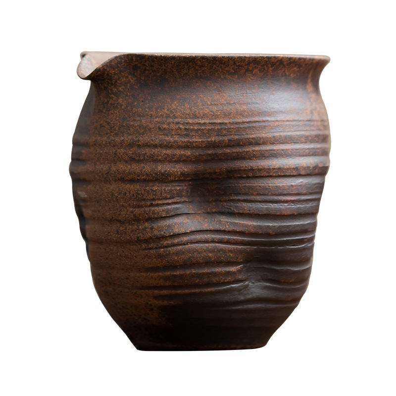 Cốc công bằng bùn đá cũ, cốc công bằng gốm sứ, cốc công cộng pha trà gia dụng, phụ kiện bộ trà Kung Fu