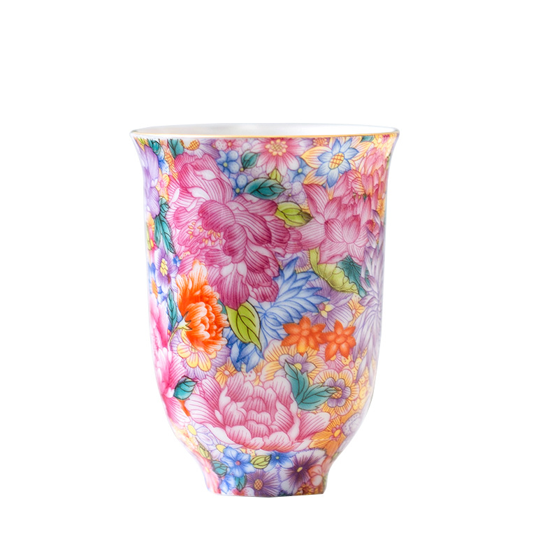 Cốc trà Kung Fu tráng men cốc chủ sở hữu gốm sứ phong cách cung điện sáng tạo cốc trà phụ nữ quà tặng sinh nhật quà tặng ngày lễ