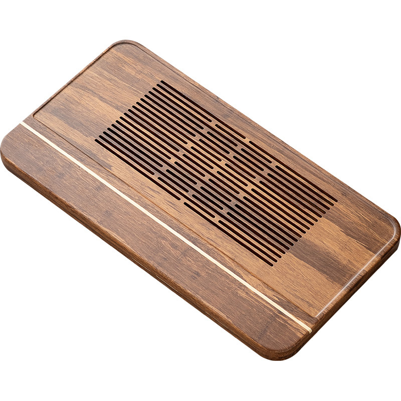 Khay trà tre Yixiantianzhong, bộ trà gia dụng, Khay trà, khay trà, ngăn chứa nước văn phòng đơn giản, Khay trà kiểu ngăn kéo, khay pha khô