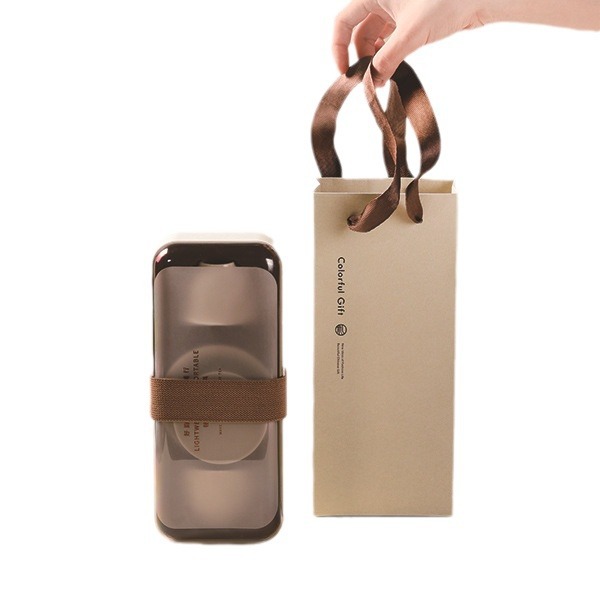 Bát có nắp gốm Một ấm ba cốc quà tặng doanh nghiệp bộ trà du lịch xách tay ngoài trời LOGO bộ cốc khách nhanh