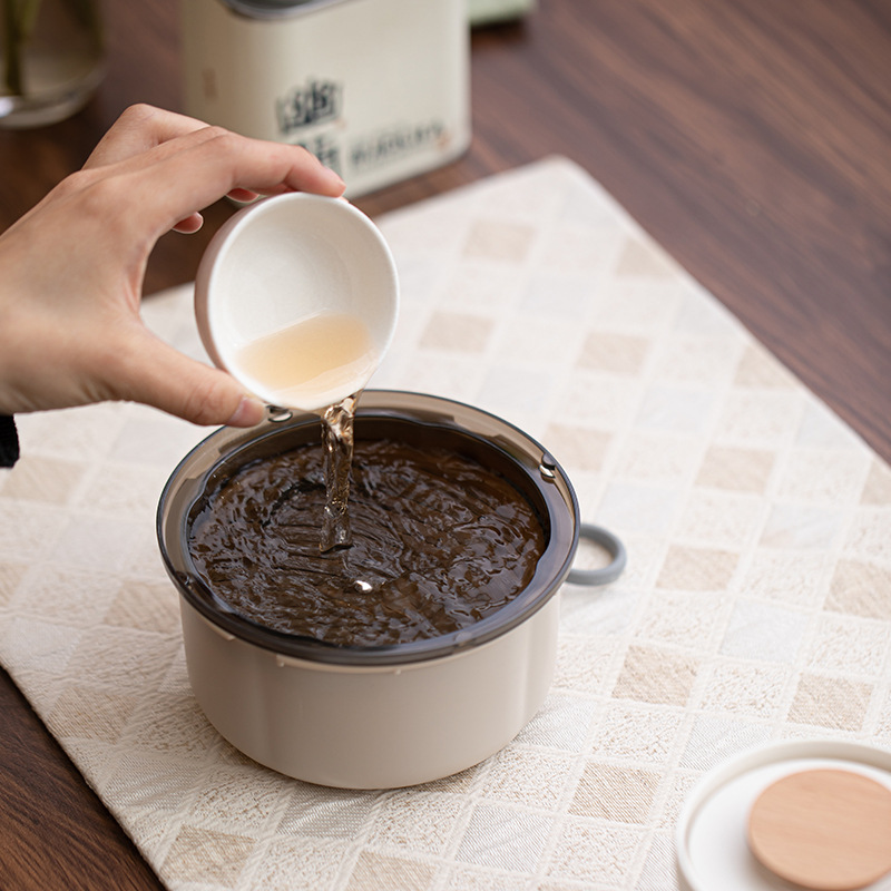 Bộ trà Kung Fu gốm đen kiểu Nhật, tách trà, túi đựng ngoài trời, bộ trà du lịch gốm sứ, một bình hai cốc