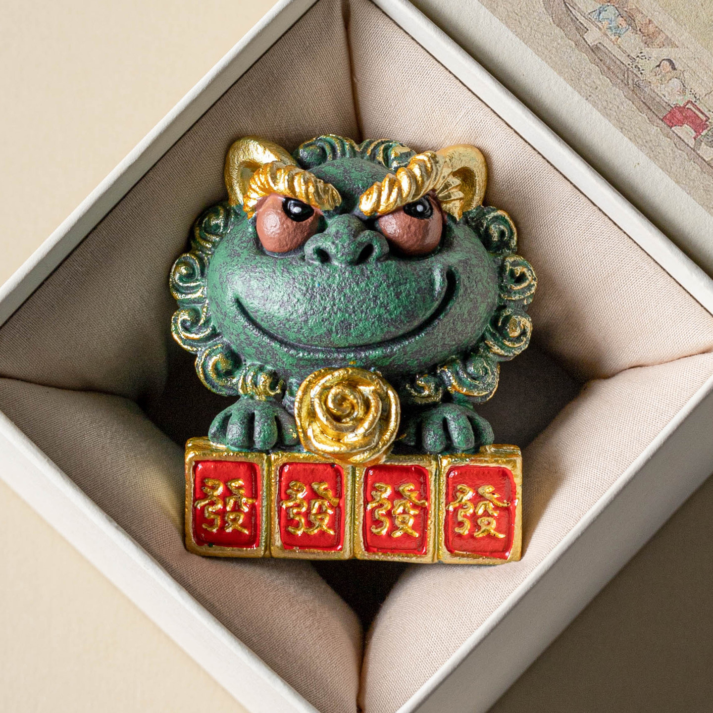 Đồ trang trí nhà bằng đá sa thạch xanh đồ trang trí nhỏ sáng tạo kiểu Trung Quốc