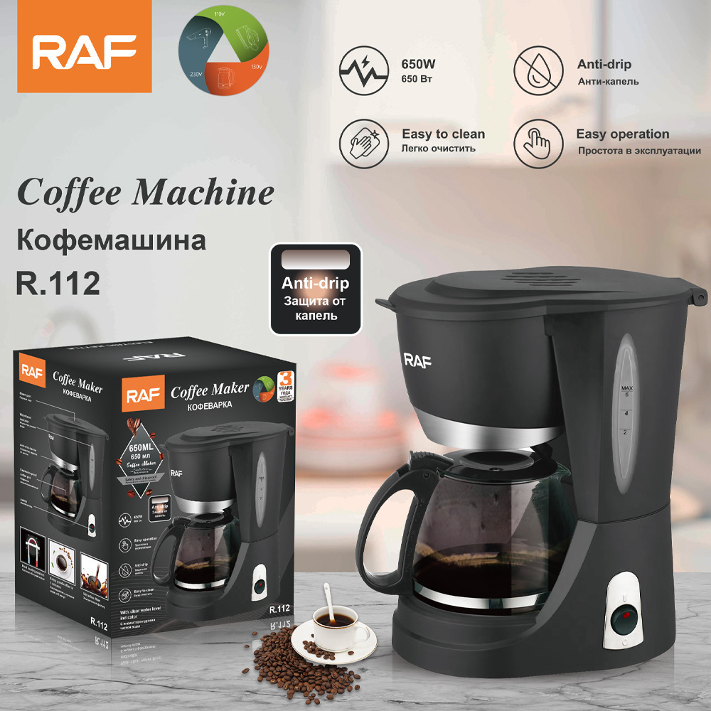 Máy pha cà phê xuyên biên giới RAF Máy pha cà phê gia đình Ả Rập Thổ Nhĩ Kỳ Máy pha cà phê nhỏ giọt sưởi ấm