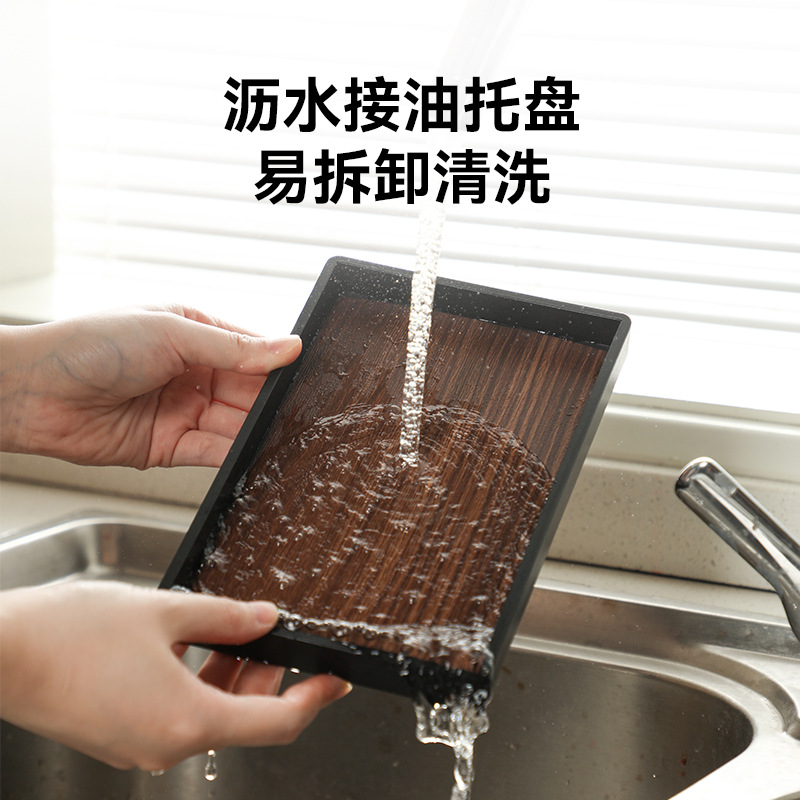 Giá để nắp bếp bydoll, giá để mặt bàn đa năng, giá để thìa, dụng cụ để nắp, giá để ráo nước