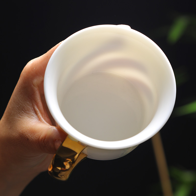 Cốc cà phê gốm Cốc Trộn cốc ăn sáng cốc sữa cốc trà chiều tinh tế Hộp quà tặng