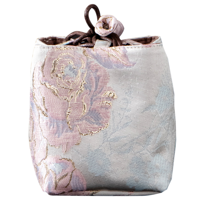 Túi đựng cốc trà, túi đựng cốc chủ nhân, túi đựng cốc cá nhân, bộ tách trà, ấm trà, bộ trà, cốc đơn lớn, túi đựng đồ cầm tay, dày