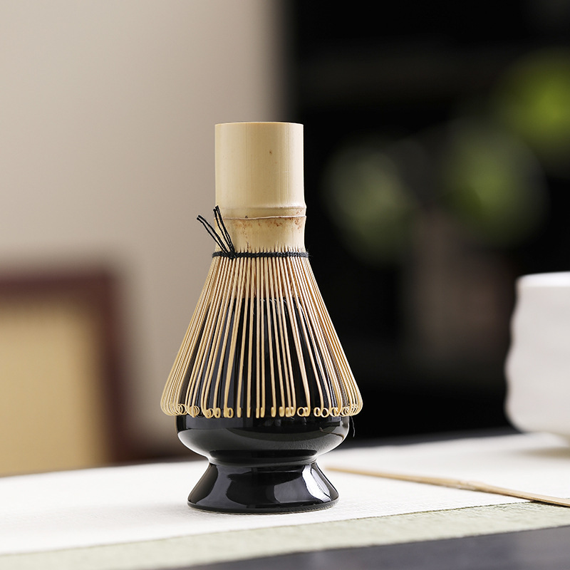 Bộ dụng cụ pha trà bằng tre kiểu Nhật, bộ dụng cụ pha trà, thìa matcha, dụng cụ pha trộn thời nhà Tống, bàn chải tre