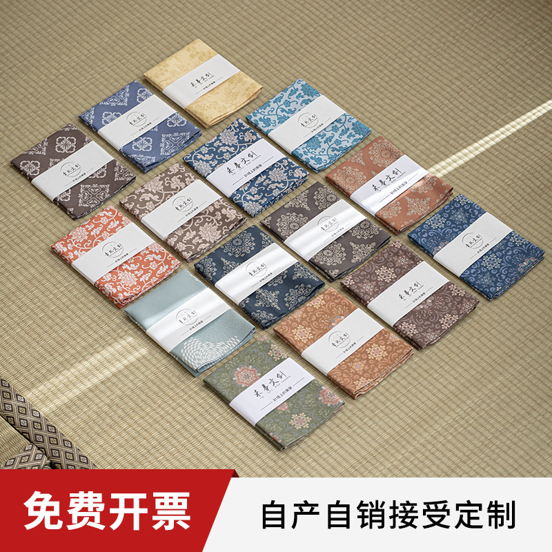 Khăn trà da lộn khăn trà khăn bàn trà khăn lau nhẹ sang trọng kiểu Trung Quốc thấm nước khăn giữ ấm phụ kiện bộ trà Kung Fu đệm trà