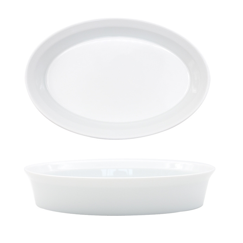 Bộ đồ ăn sứ trắng cao cấp, thiết kế sáng tạo, dành cho nhà hàng, câu lạc bộ cao cấp, thương mại, đĩa sứ trắng tinh khiết.