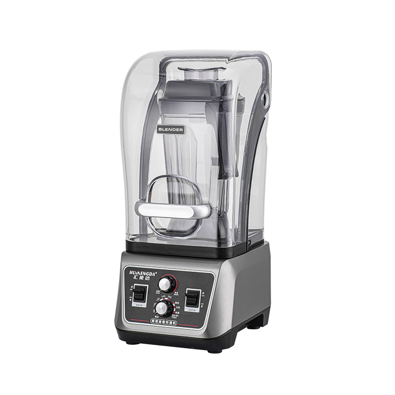 Máy xay đa năng thương mại 2.5L có nắp cách âm, máy chế biến thực phẩm tự động hoàn toàn, máy xay sinh tố, máy ép trái cây, đa năng