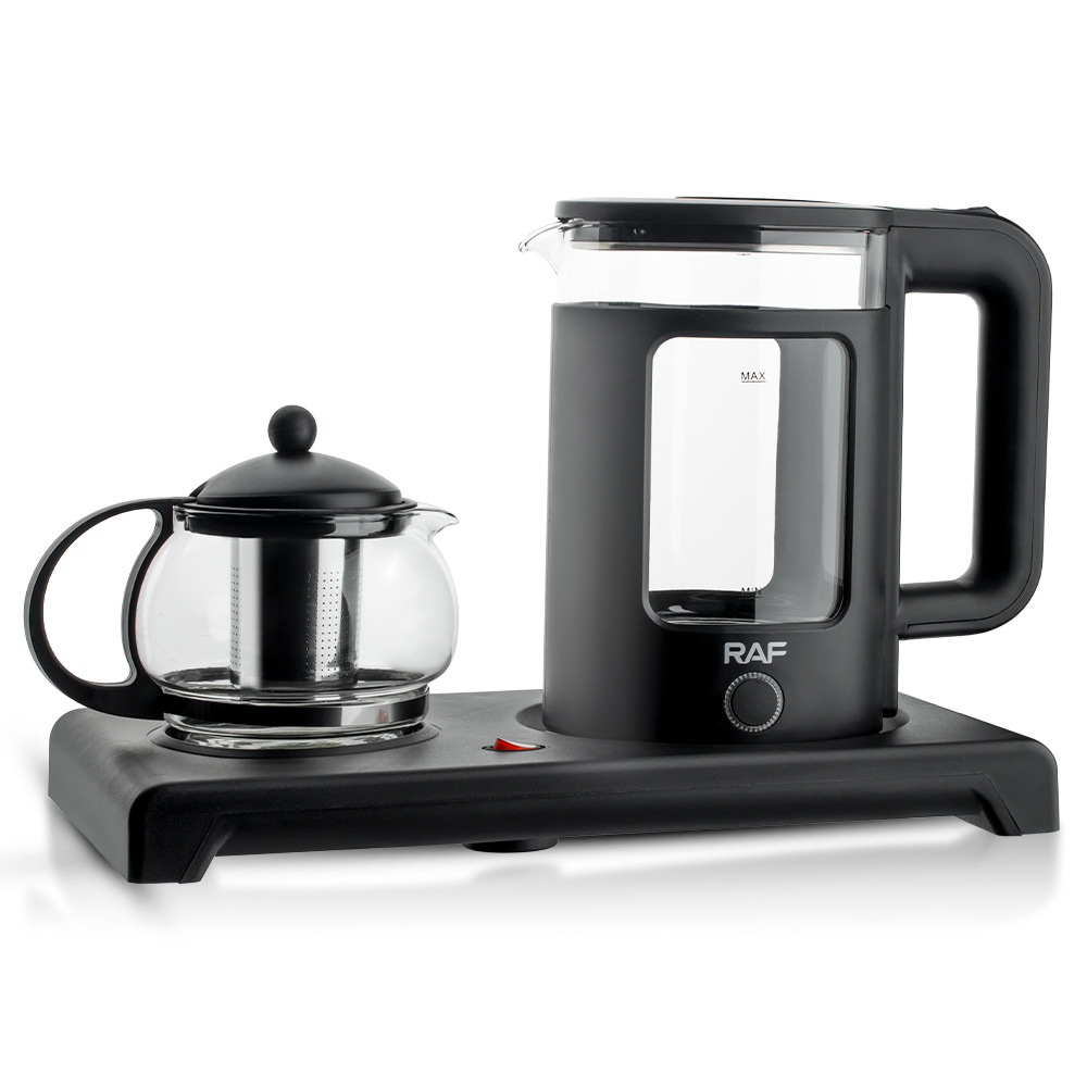 Bộ nghệ thuật trà RAF Châu Âu Ấm đun nước điện 1.8L + 0.6L Ấm đun nước điện giữ nhiệt Khay trà nghệ thuật
